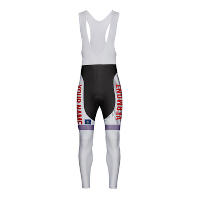 Customized Vermont Unisex Cycling Bib Tights Long Pants