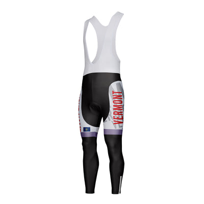 Customized Vermont Unisex Cycling Bib Tights Long Pants
