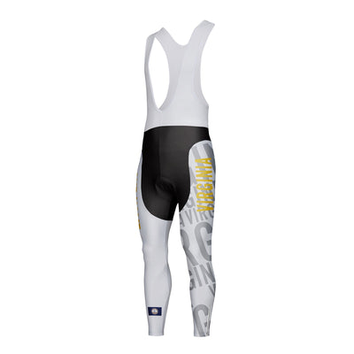 Customized Virginia Unisex Thermal Fleece Cycling Bib Tights Long Pants