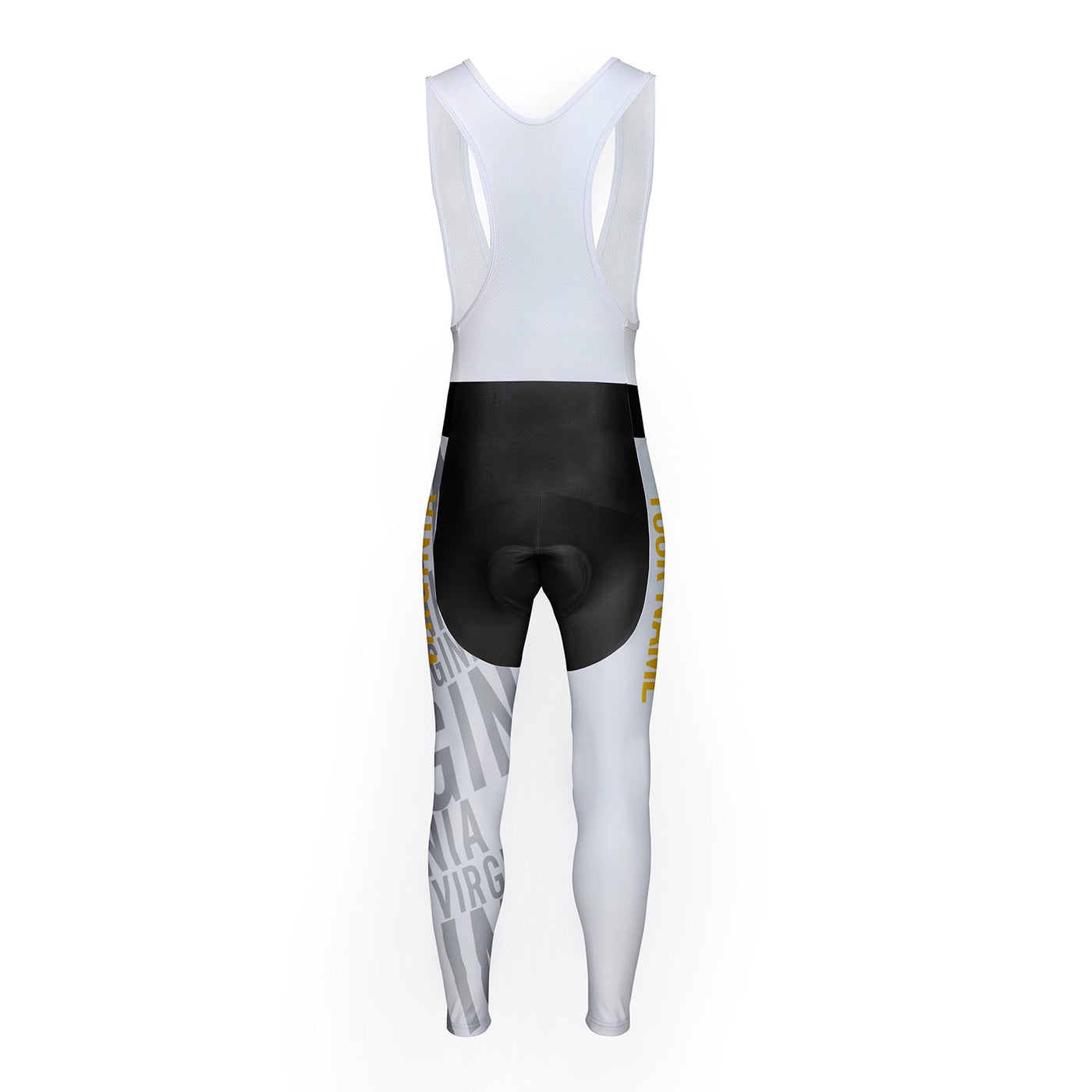 Customized Virginia Unisex Thermal Fleece Cycling Bib Tights Long Pants