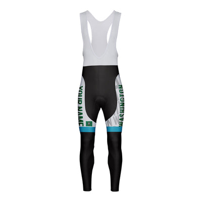 Customized Washington Unisex Thermal Fleece Cycling Bib Tights Long Pants