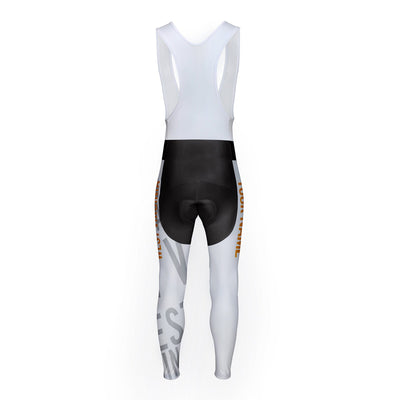 Customized West Virginia Unisex Thermal Fleece Cycling Bib Tights Long Pants