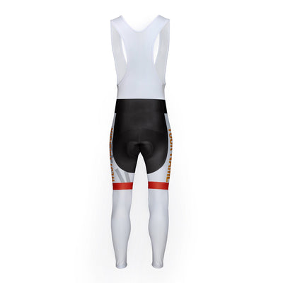 Customized West Virginia Unisex Thermal Fleece Cycling Bib Tights Long Pants