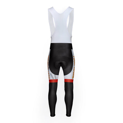 Customized West Virginia Unisex Thermal Fleece Cycling Bib Tights Long Pants