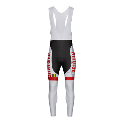 Customized Belgium Unisex Cycling Bib Tights Long Pants