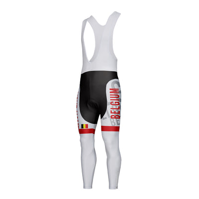 Customized Belgium Unisex Cycling Bib Tights Long Pants
