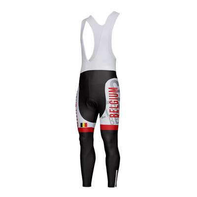 Customized Belgium Unisex Cycling Bib Tights Long Pants