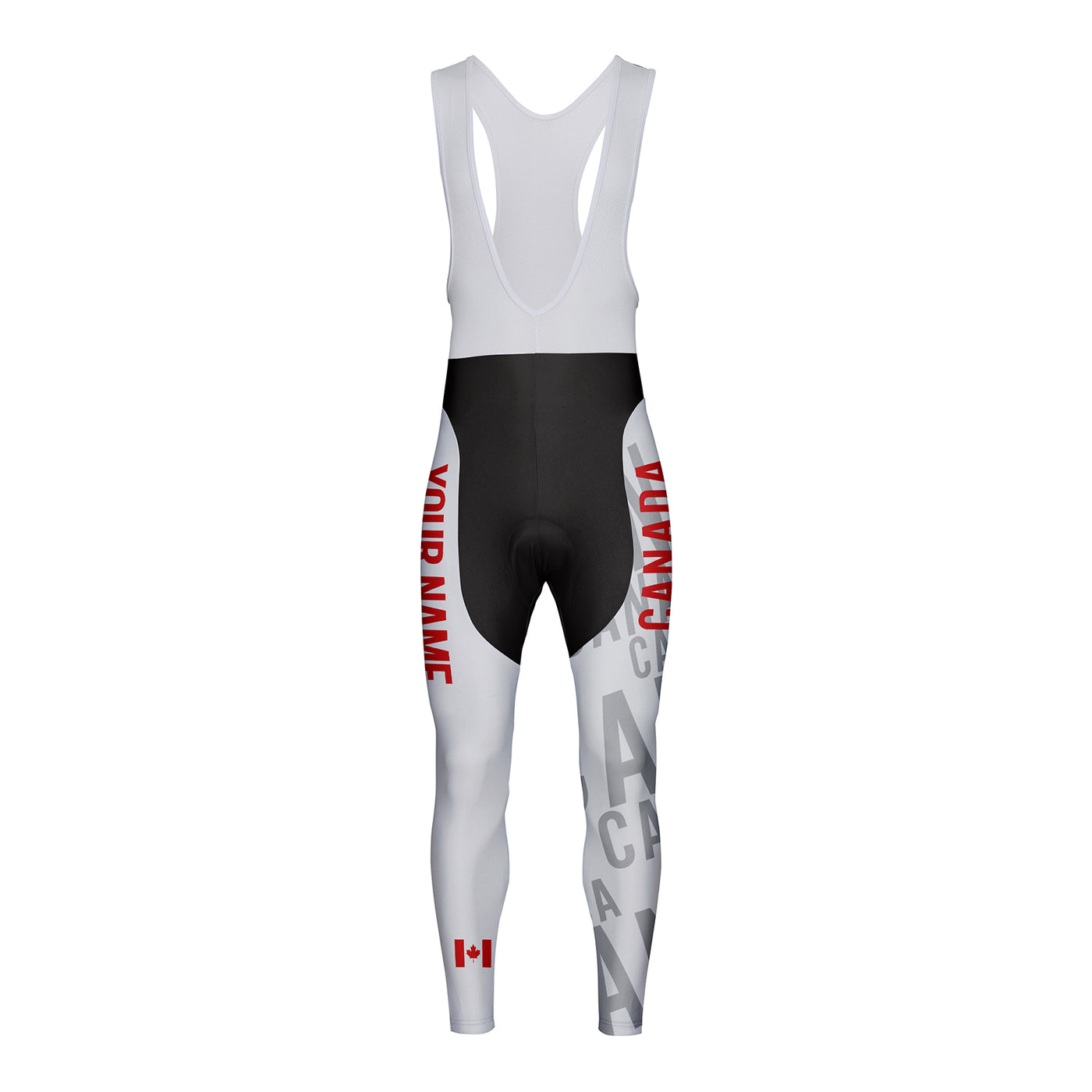 Customized Canada Unisex Cycling Bib Tights Long Pants