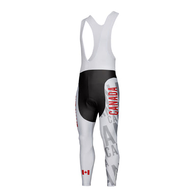 Customized Canada Unisex Cycling Bib Tights Long Pants