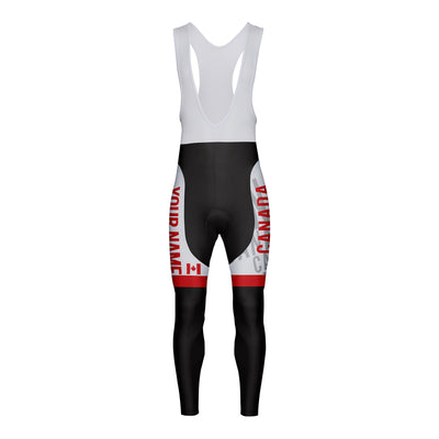 Customized Canada Unisex Cycling Bib Tights Long Pants
