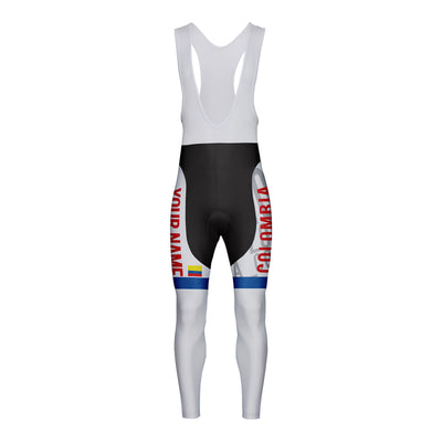 Customized Colombia Unisex Cycling Bib Tights Long Pants