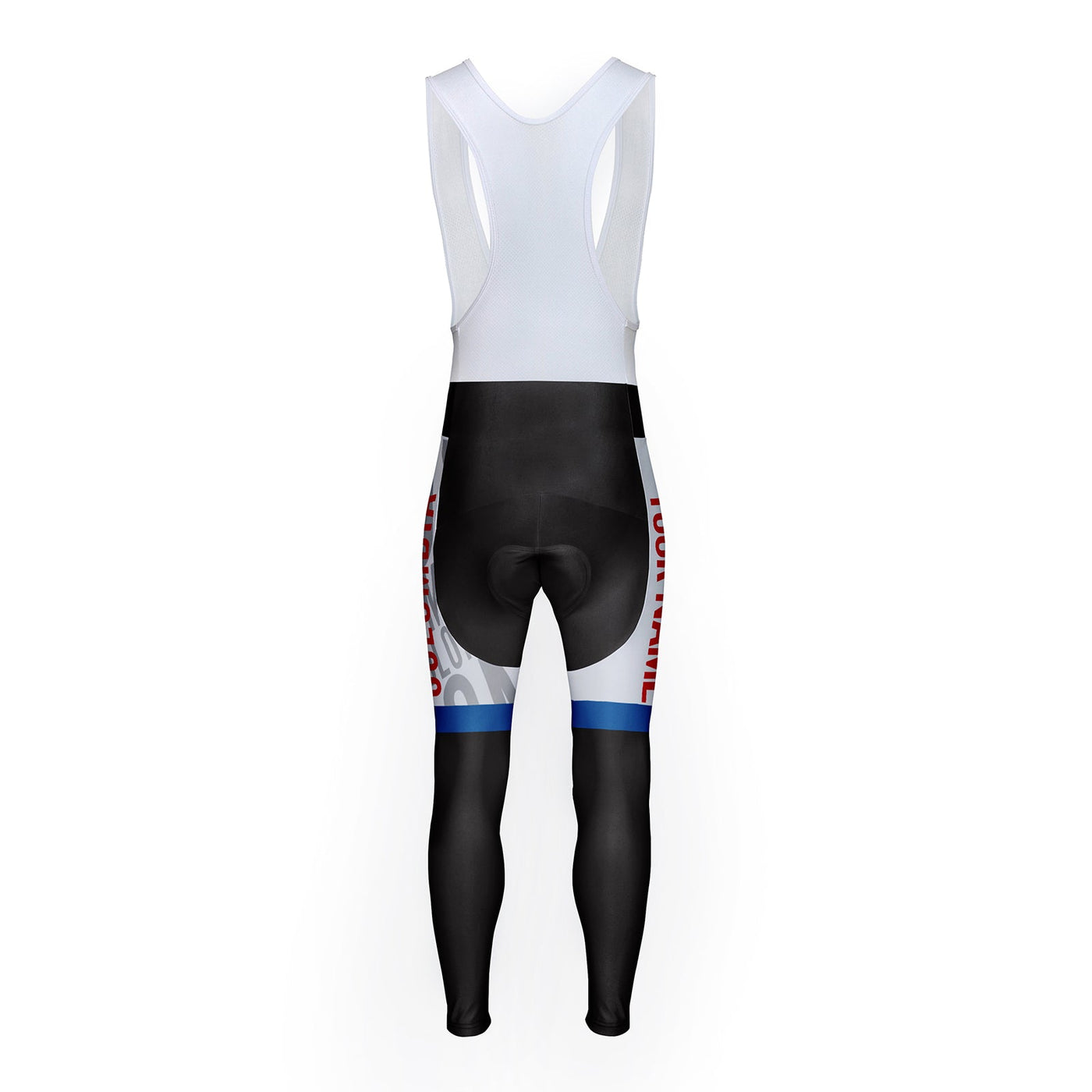 Customized Colombia Unisex Thermal Fleece Cycling Bib Tights Long Pants