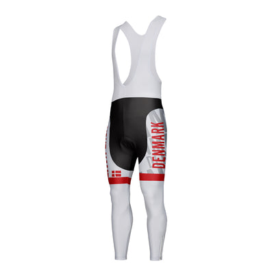 Customized Denmark Unisex Cycling Bib Tights Long Pants