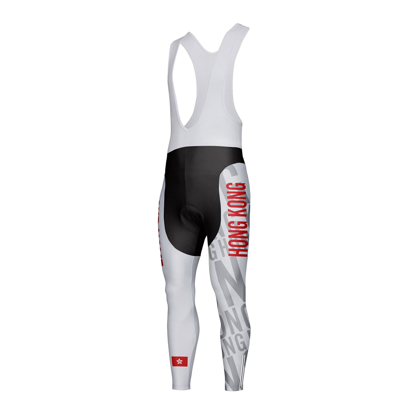Customized Hong Kong Unisex Thermal Fleece Cycling Bib Tights Long Pants