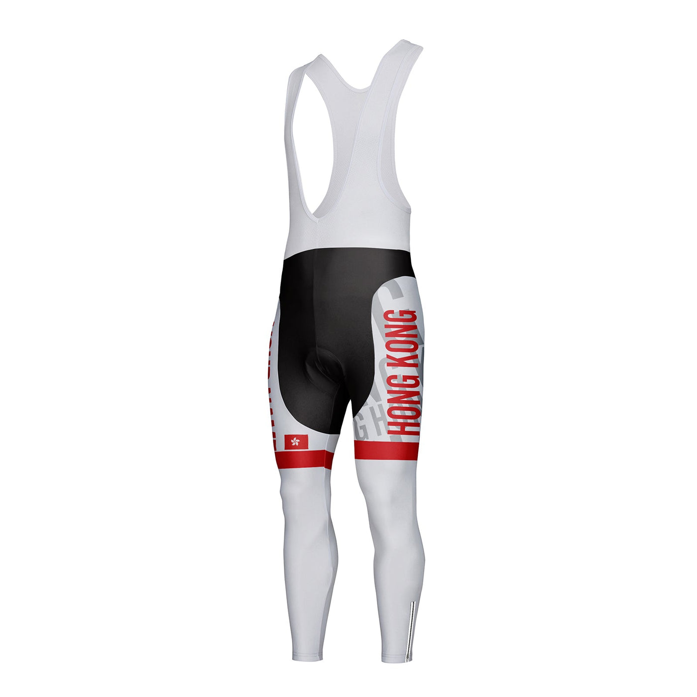 Customized Hong Kong Unisex Thermal Fleece Cycling Bib Tights Long Pants