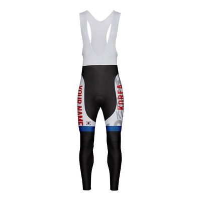 Customized Korea Unisex Cycling Bib Tights Long Pants