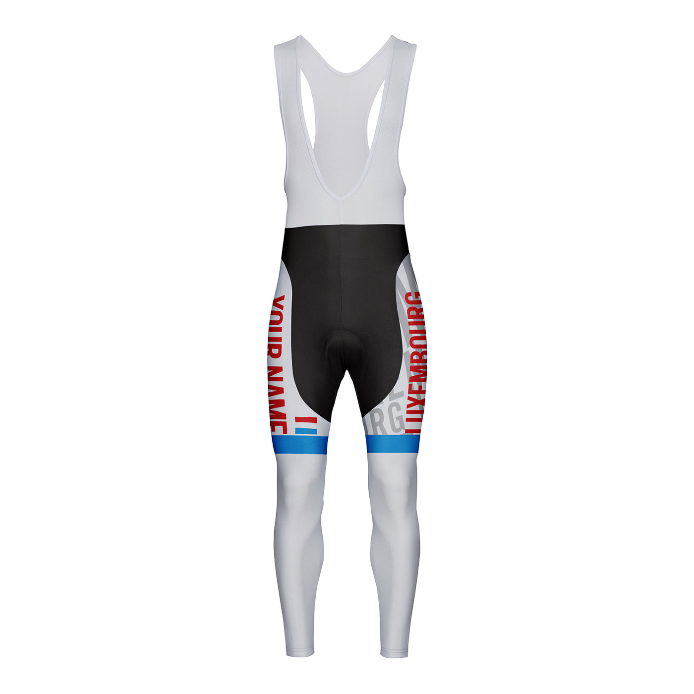 Customized Luxembourg Unisex Cycling Bib Tights Long Pants