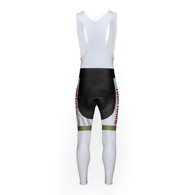 Customized Mexico Unisex Thermal Fleece Cycling Bib Tights Long Pants