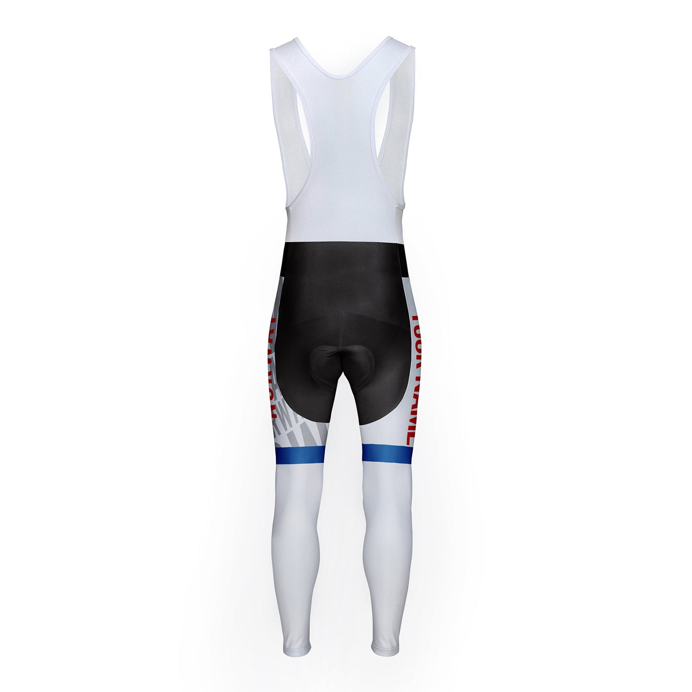 Customized Norway Unisex Thermal Fleece Cycling Bib Tights Long Pants