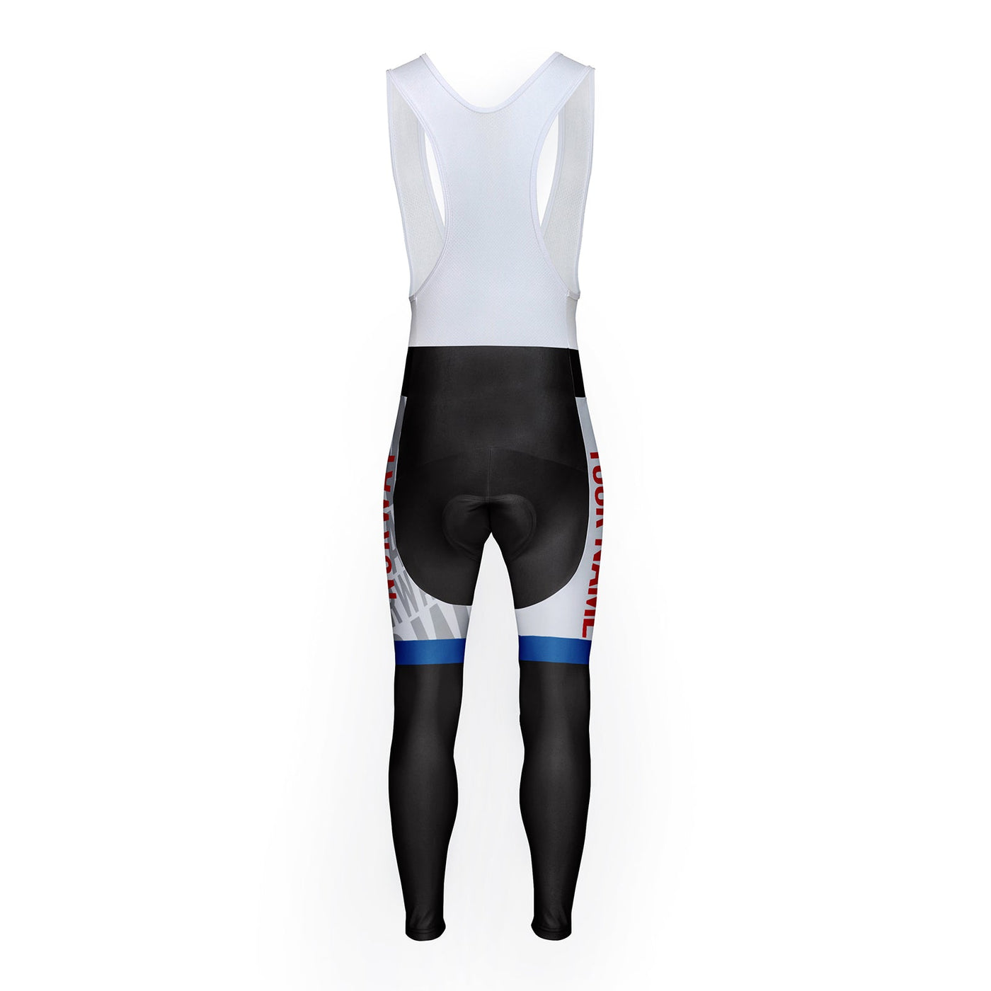 Customized Norway Unisex Thermal Fleece Cycling Bib Tights Long Pants