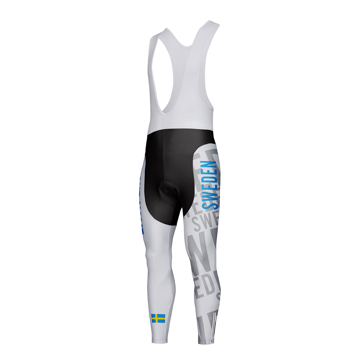 Customized Sweden Unisex Cycling Bib Tights Long Pants