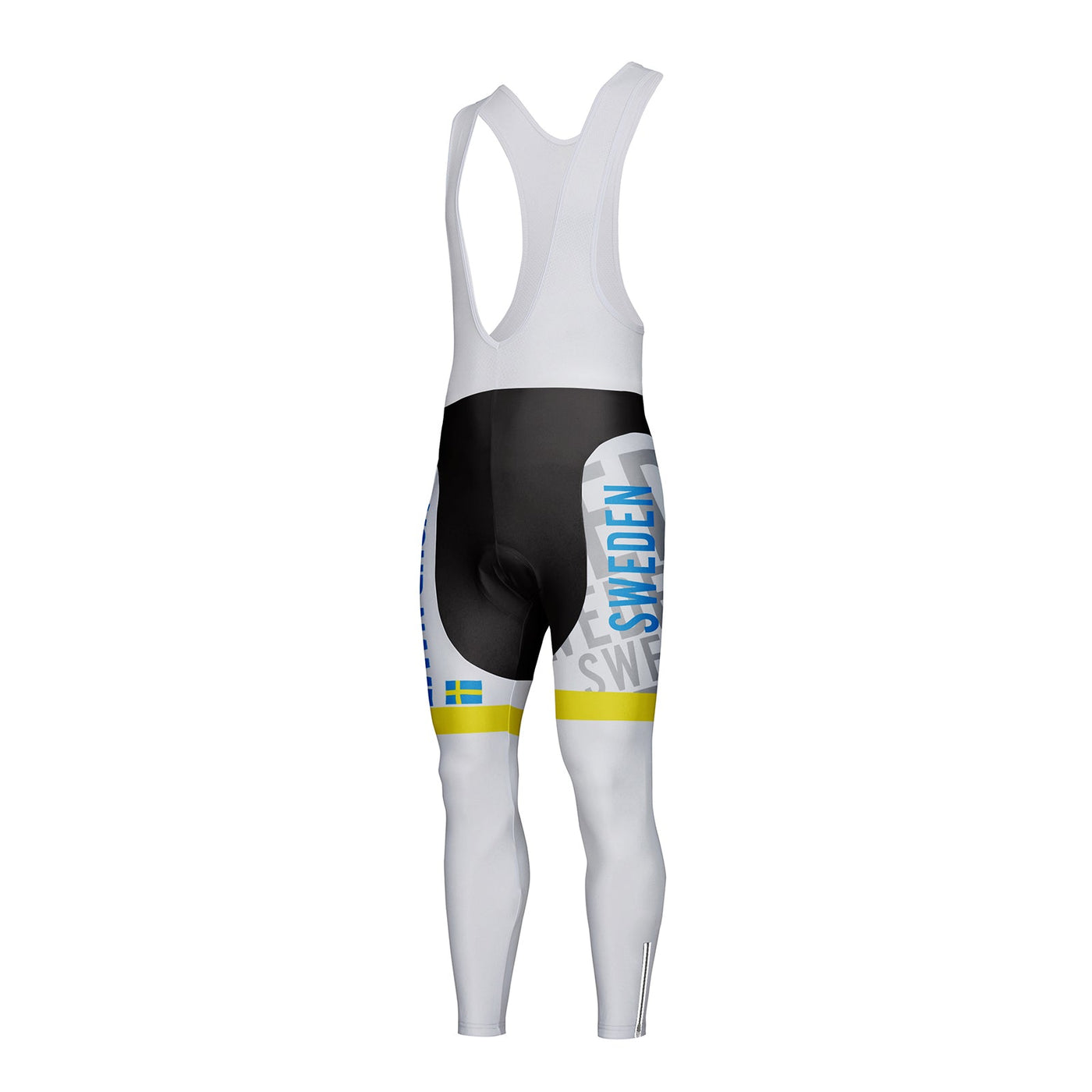 Customized Sweden Unisex Thermal Fleece Cycling Bib Tights Long Pants