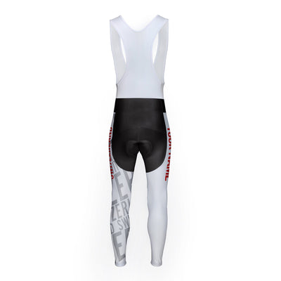 Customized Switzerland Unisex Thermal Fleece Cycling Bib Tights Long Pants
