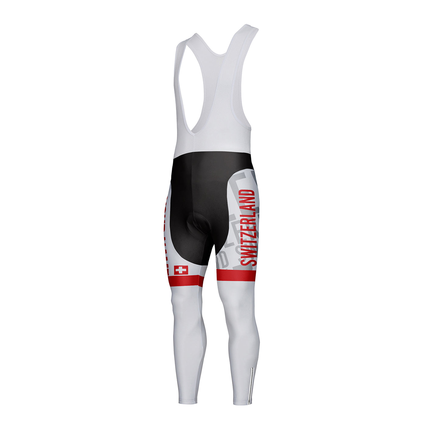 Customized Switzerland Unisex Cycling Bib Tights Long Pants