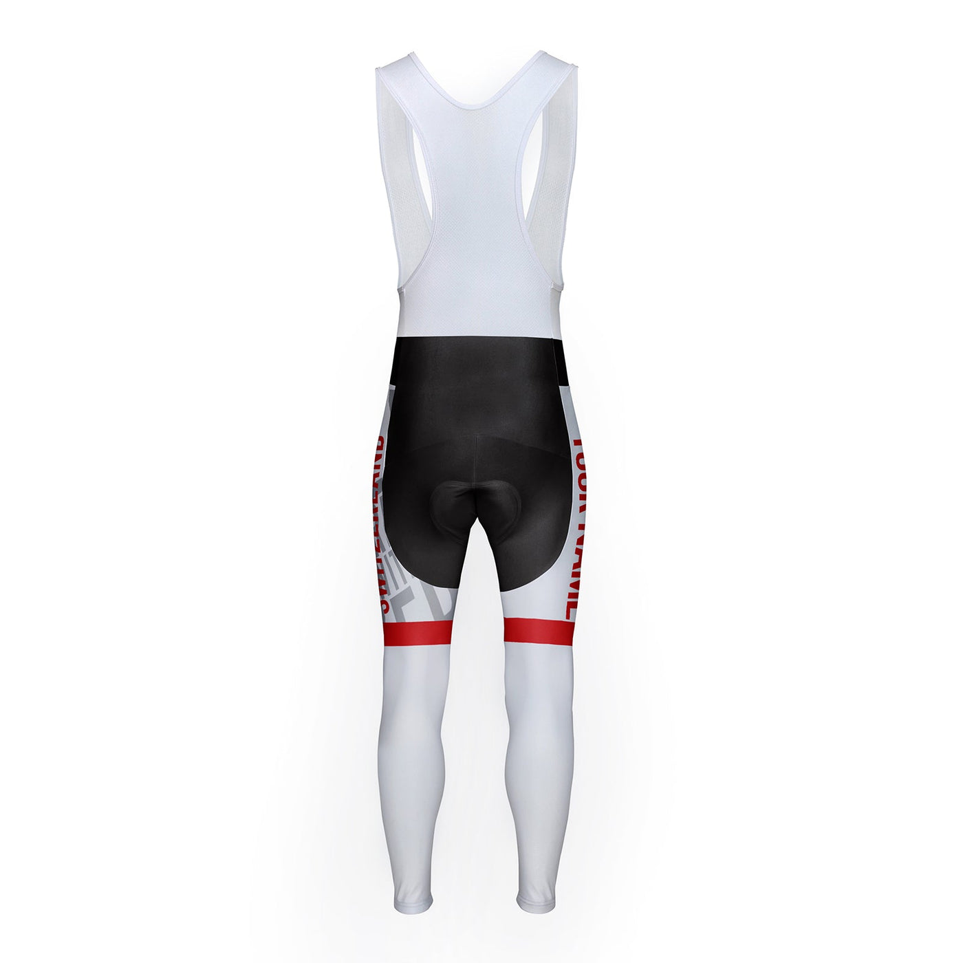 Customized Switzerland Unisex Thermal Fleece Cycling Bib Tights Long Pants