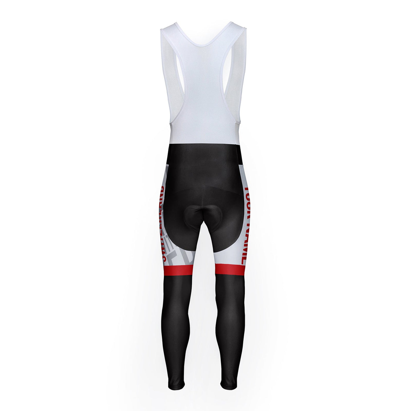 Customized Switzerland Unisex Thermal Fleece Cycling Bib Tights Long Pants