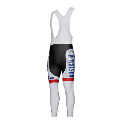 Customized Australia Unisex Cycling Bib Tights Long Pants