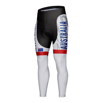 Customized Australia Unisex Cycling Tights Long Pants