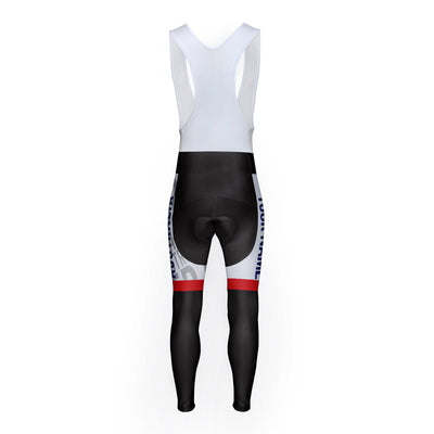 Customized Australia Unisex Thermal Fleece Cycling Bib Tights Long Pants
