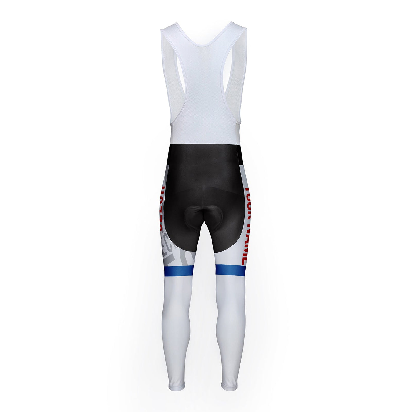 Customized Czech Unisex Thermal Fleece Cycling Bib Tights Long Pants