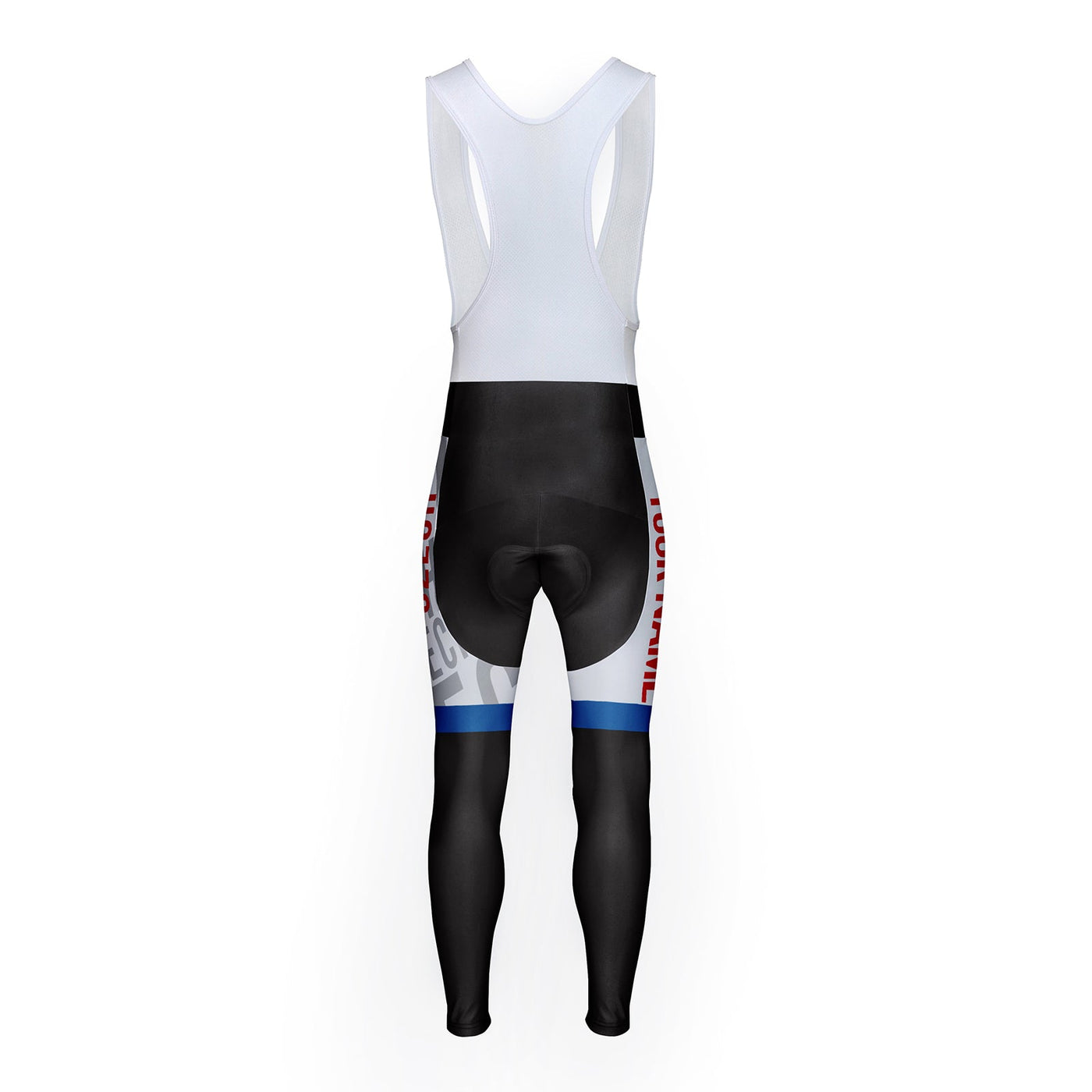 Customized Czech Unisex Thermal Fleece Cycling Bib Tights Long Pants