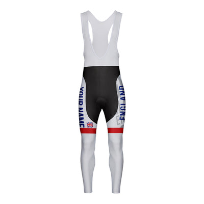 Customized England Unisex Cycling Bib Tights Long Pants