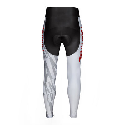 Customized France Unisex Cycling Tights Long Pants