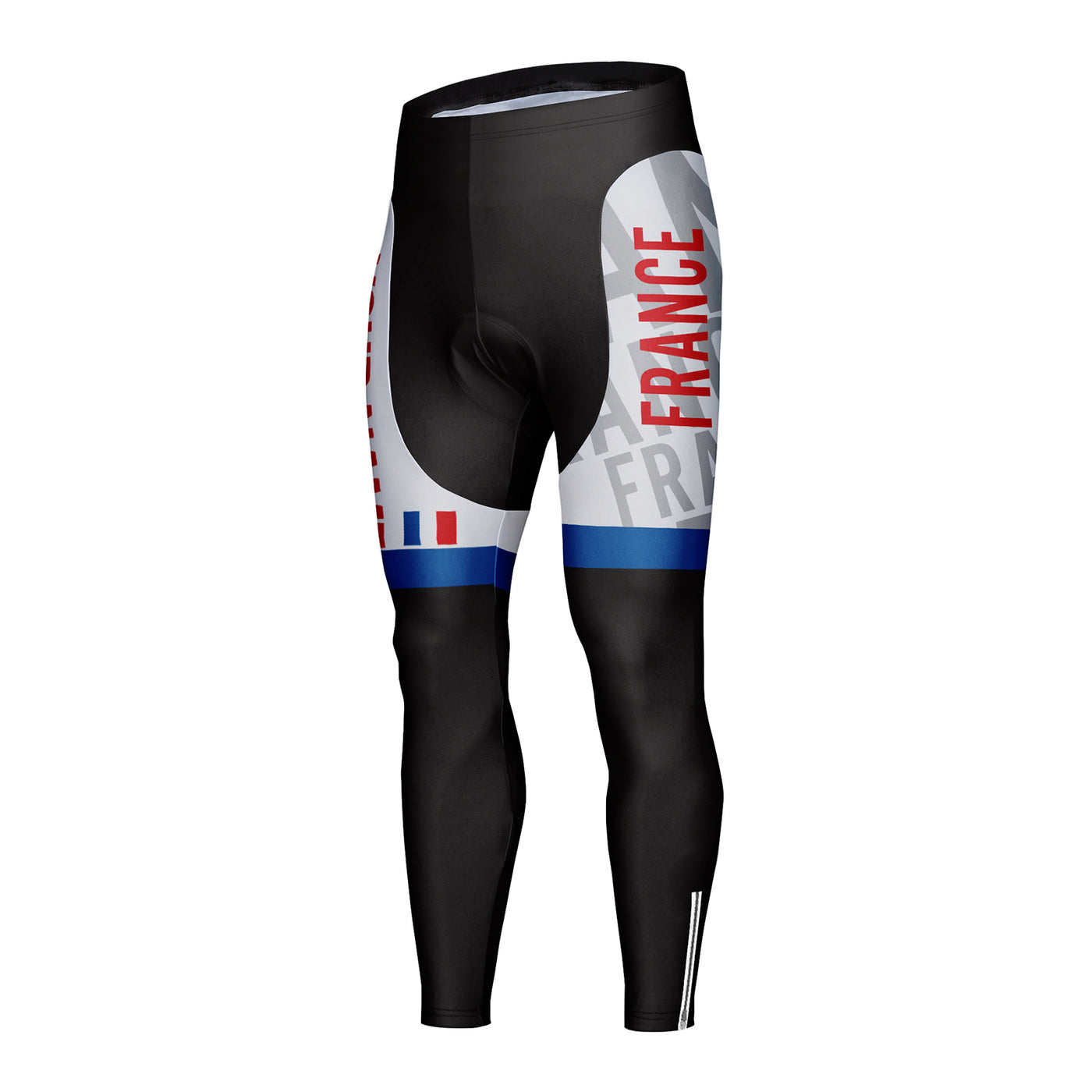 Customized France Unisex Cycling Tights Long Pants