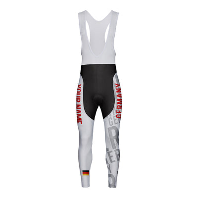Customized Germany Unisex Cycling Bib Tights Long Pants