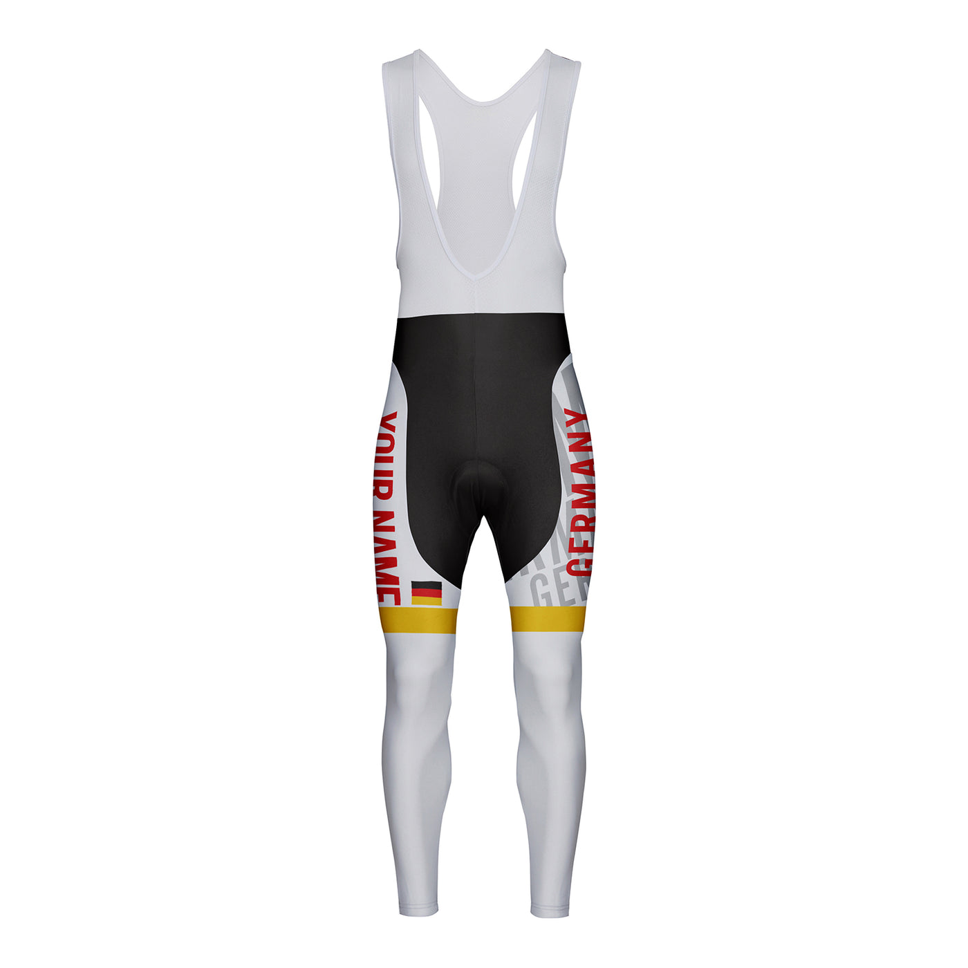 Customized Germany Unisex Cycling Bib Tights Long Pants