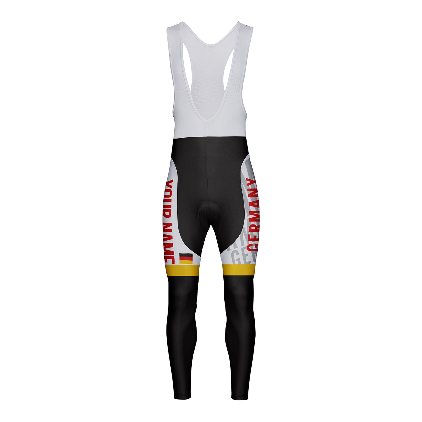 Customized Germany Unisex Cycling Bib Tights Long Pants