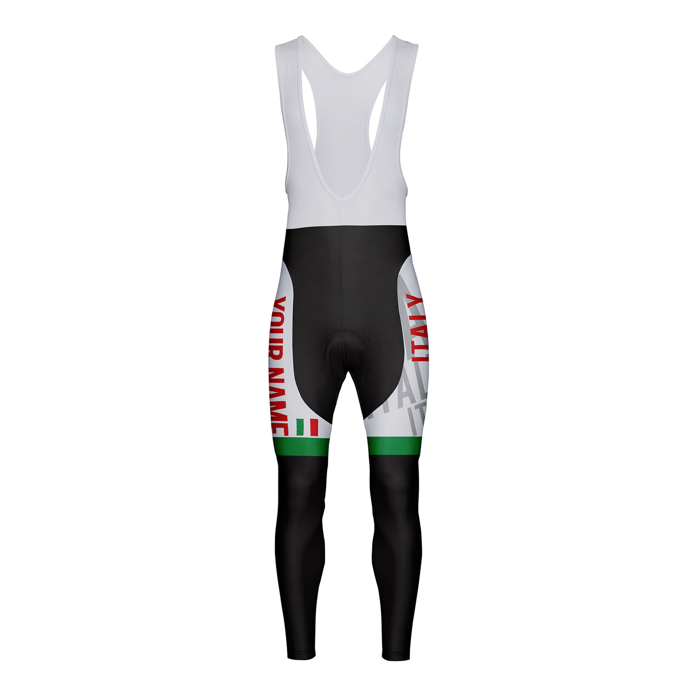 Customized Italy Unisex Cycling Bib Tights Long Pants