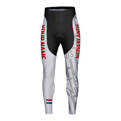 Customized Netherlands Unisex Cycling Tights Long Pants