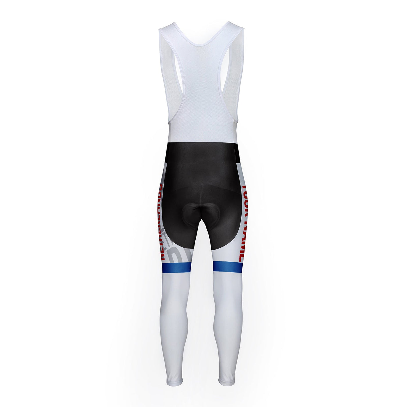 Customized Netherlands Unisex Thermal Fleece Cycling Bib Tights Long Pants