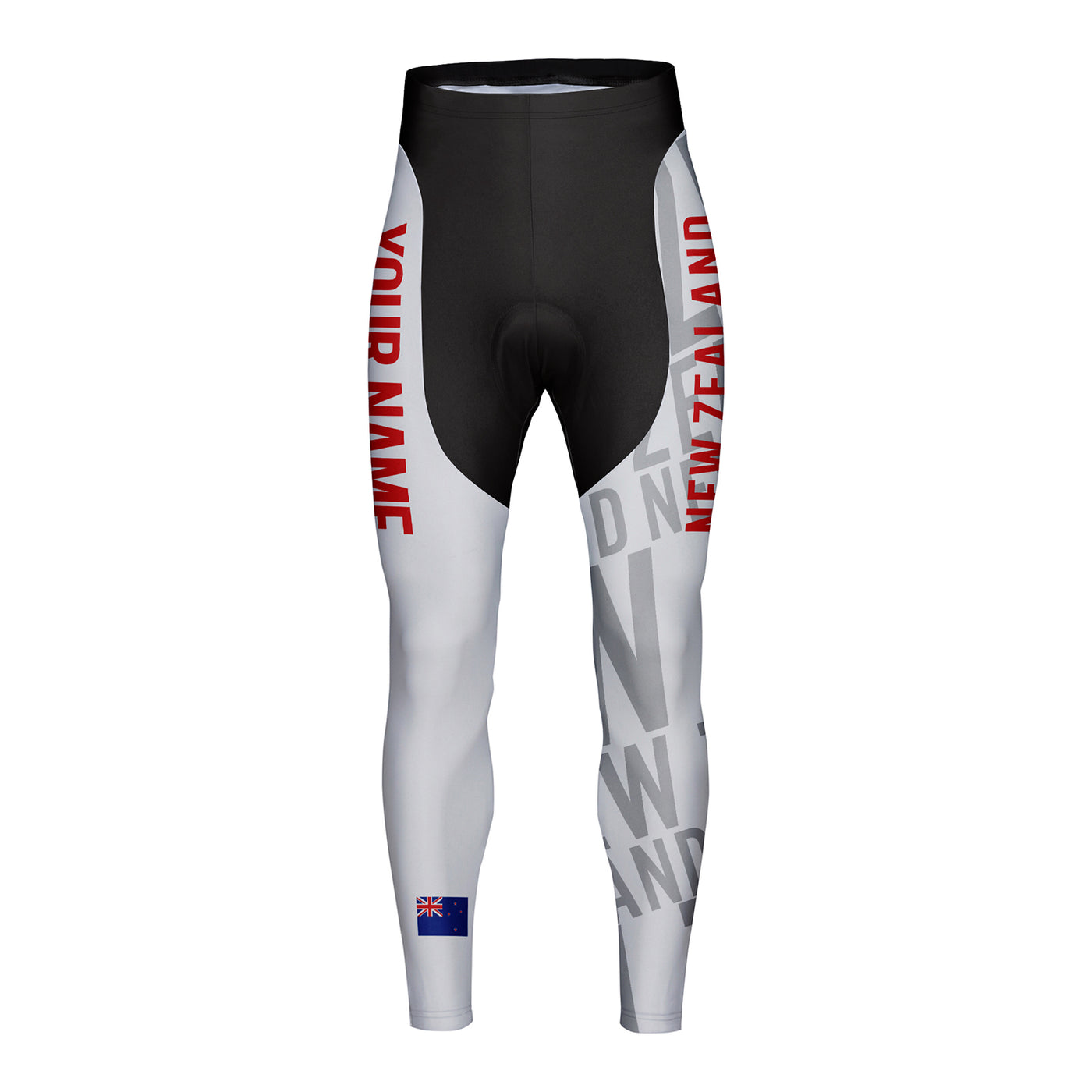 Customized New Zealand Unisex Cycling Tights Long Pants