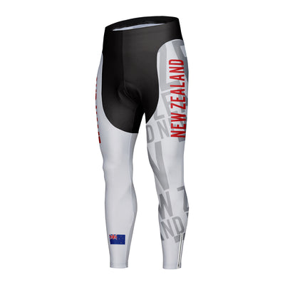 Customized New Zealand Unisex Cycling Tights Long Pants