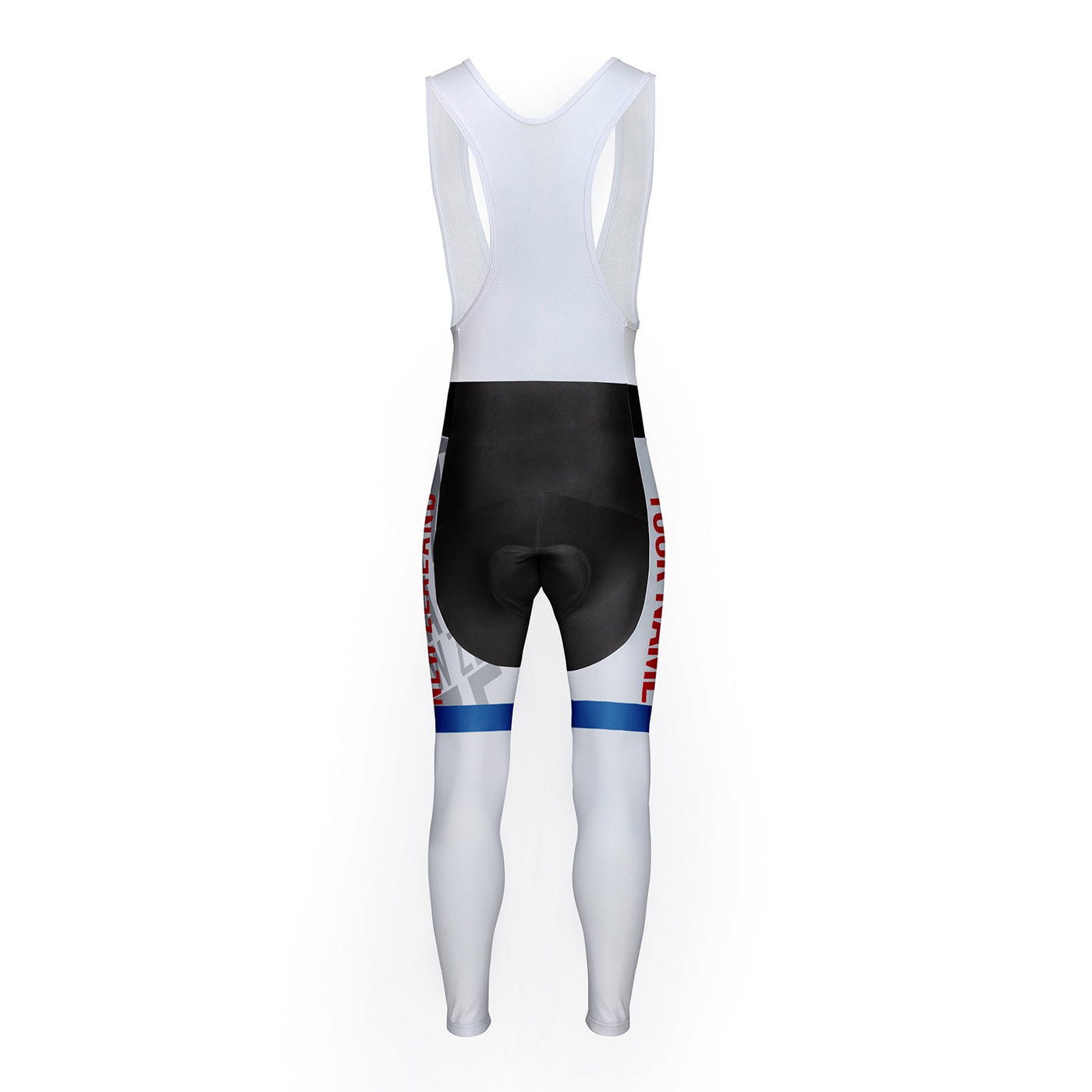 Customized New Zealand Unisex Thermal Fleece Cycling Bib Tights Long Pants