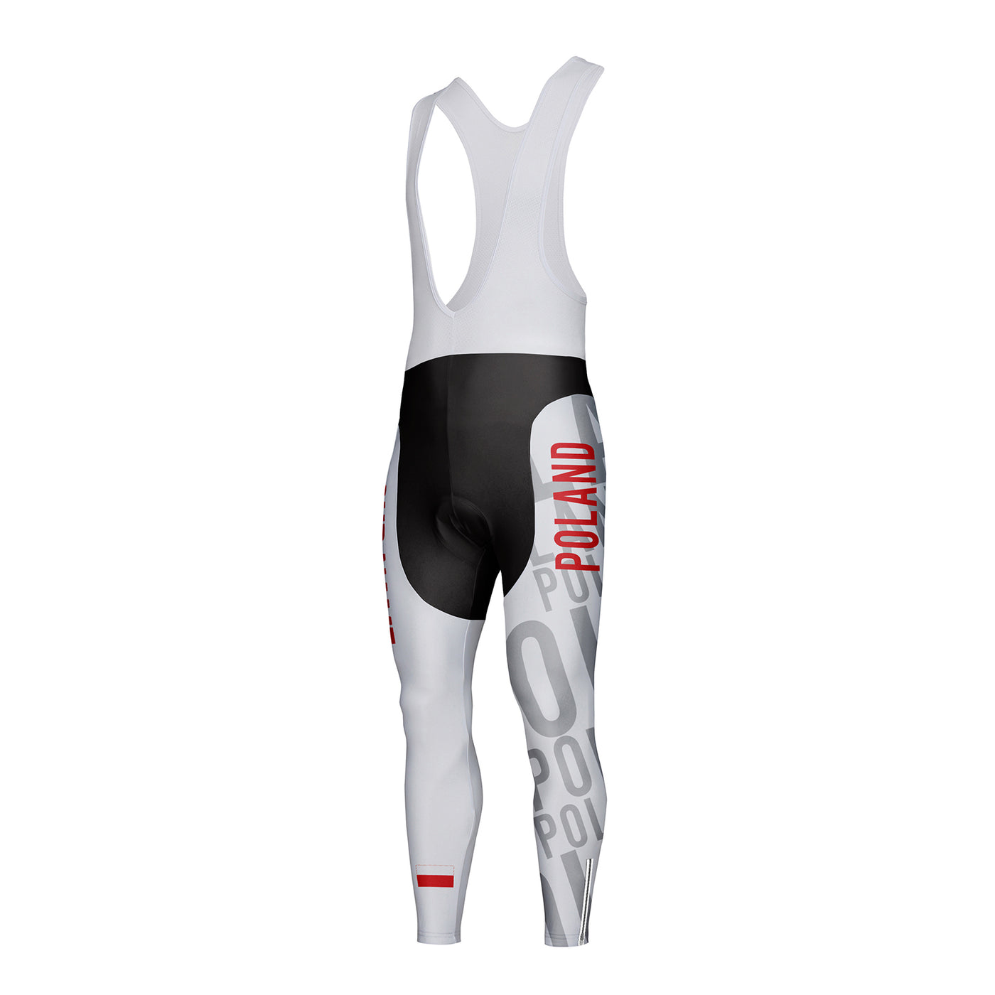 Customized Poland Unisex Cycling Bib Tights Long Pants