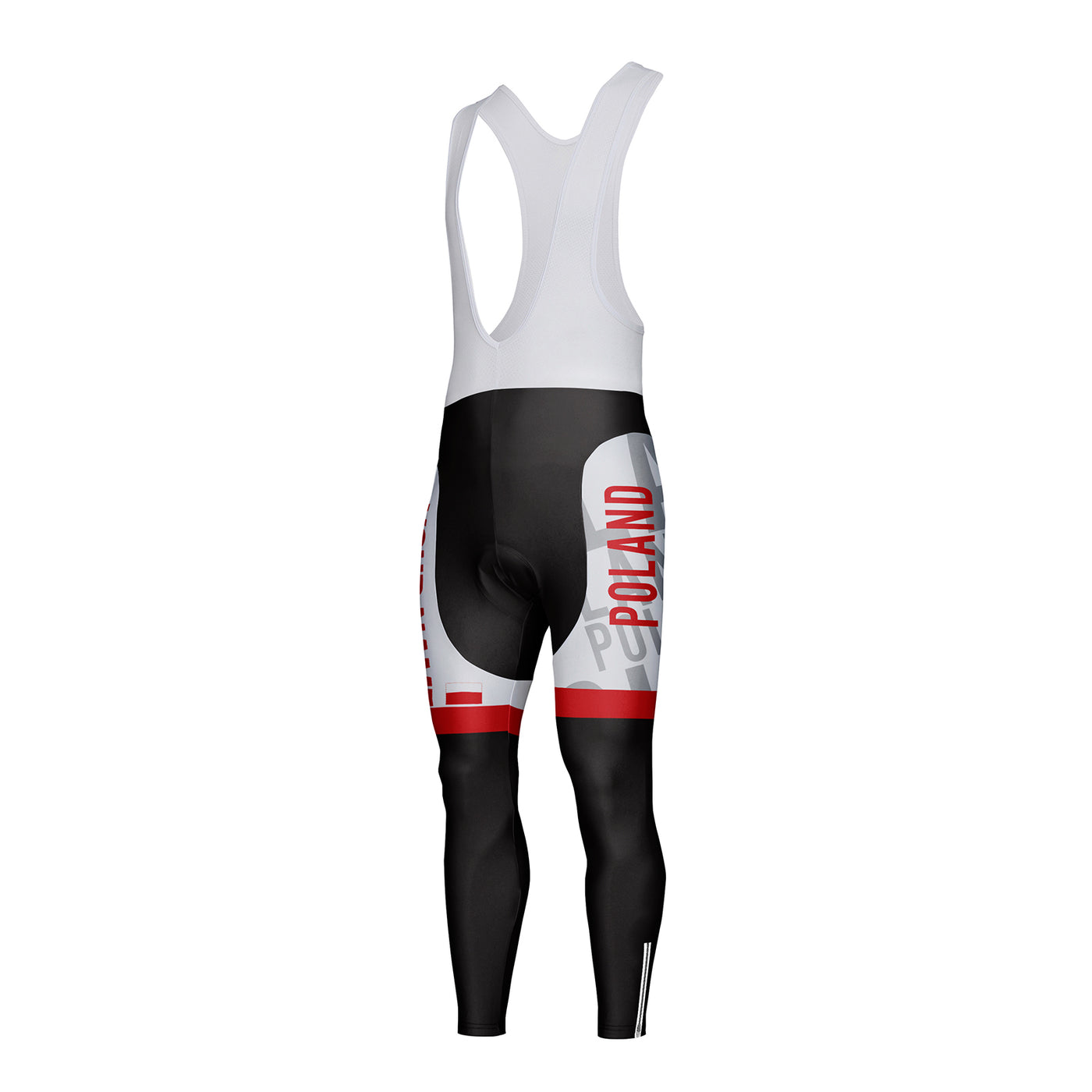 Customized Poland Unisex Cycling Bib Tights Long Pants