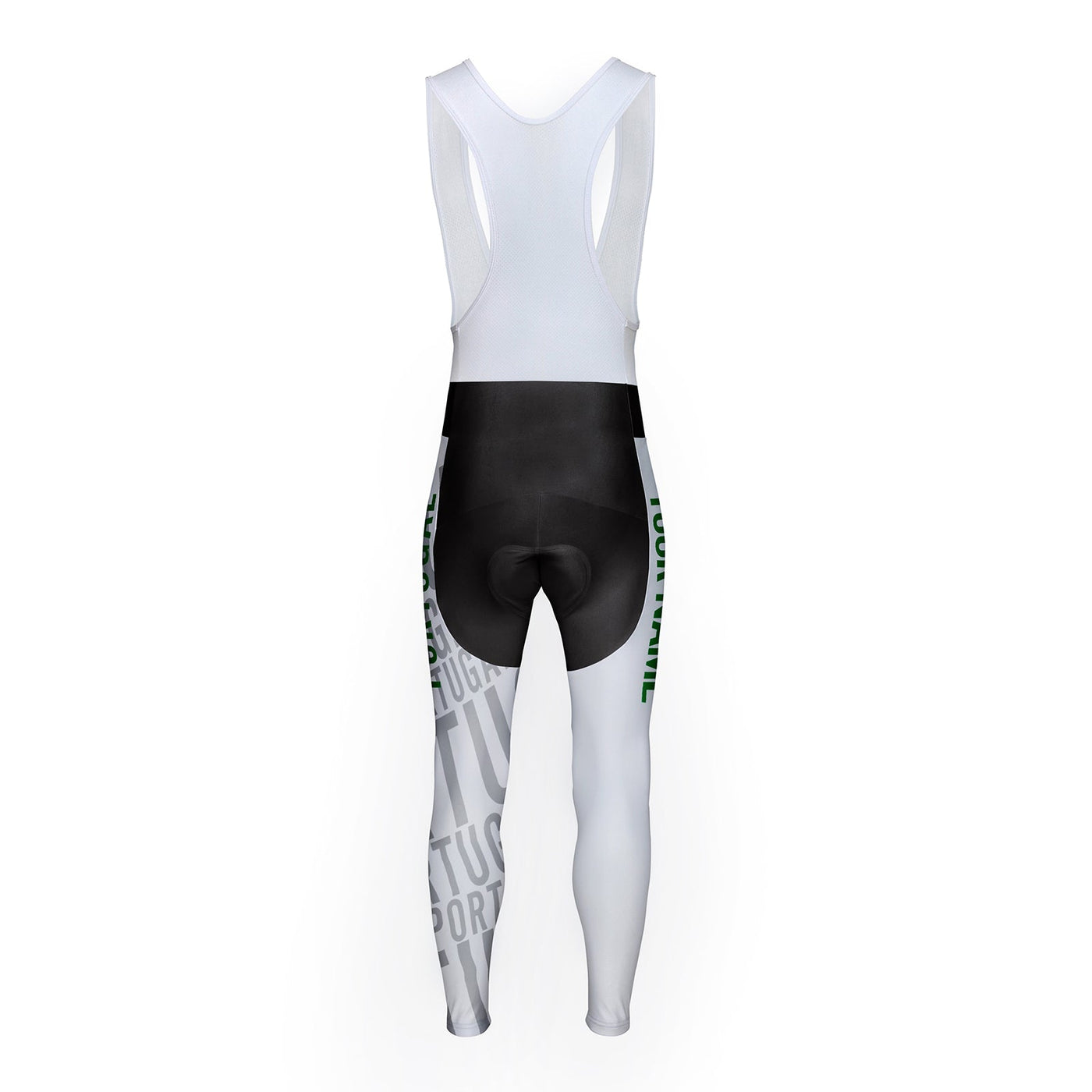 Customized Portugal Unisex Thermal Fleece Cycling Bib Tights Long Pants